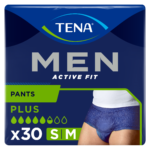 Majtki chłonne dla mężczyzn TENA Men Pants Plus Blue S/M
