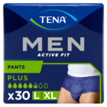 Majtki chłonne dla mężczyzn TENA MEN Pants Plus Blue L/XL